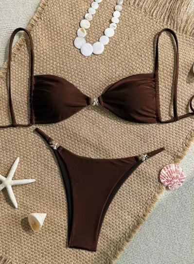Micro-Bikini-Set für Frauen - Sexy Triangel-Tanga-Badeanzug