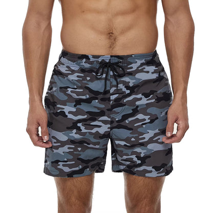 Schnell trocknende Herren-Badeshorts - Bedruckte Strand- und Surfshorts