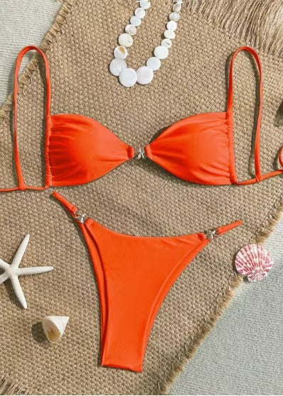 Micro-Bikini-Set für Frauen - Sexy Triangel-Tanga-Badeanzug