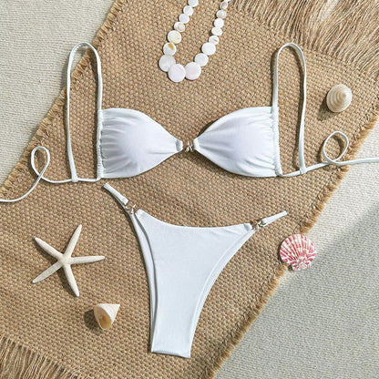 Micro-Bikini-Set für Frauen - Sexy Triangel-Tanga-Badeanzug