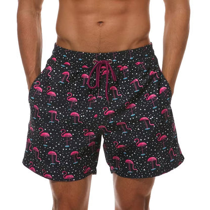 Herren-Badehose - Leichte, bedruckte Sport-Shorts