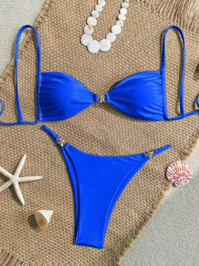 Micro-Bikini-Set für Frauen - Sexy Triangel-Tanga-Badeanzug