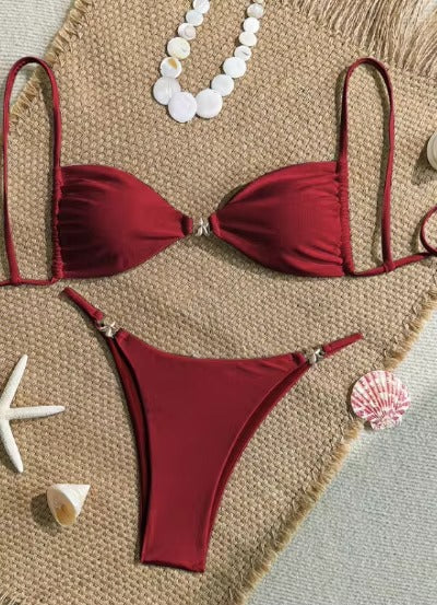 Micro-Bikini-Set für Frauen - Sexy Triangel-Tanga-Badeanzug