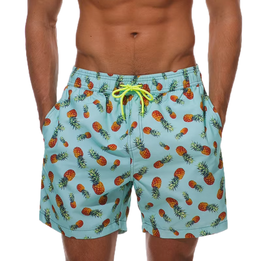 Herren-Badehose - Leichte, bedruckte Sport-Shorts
